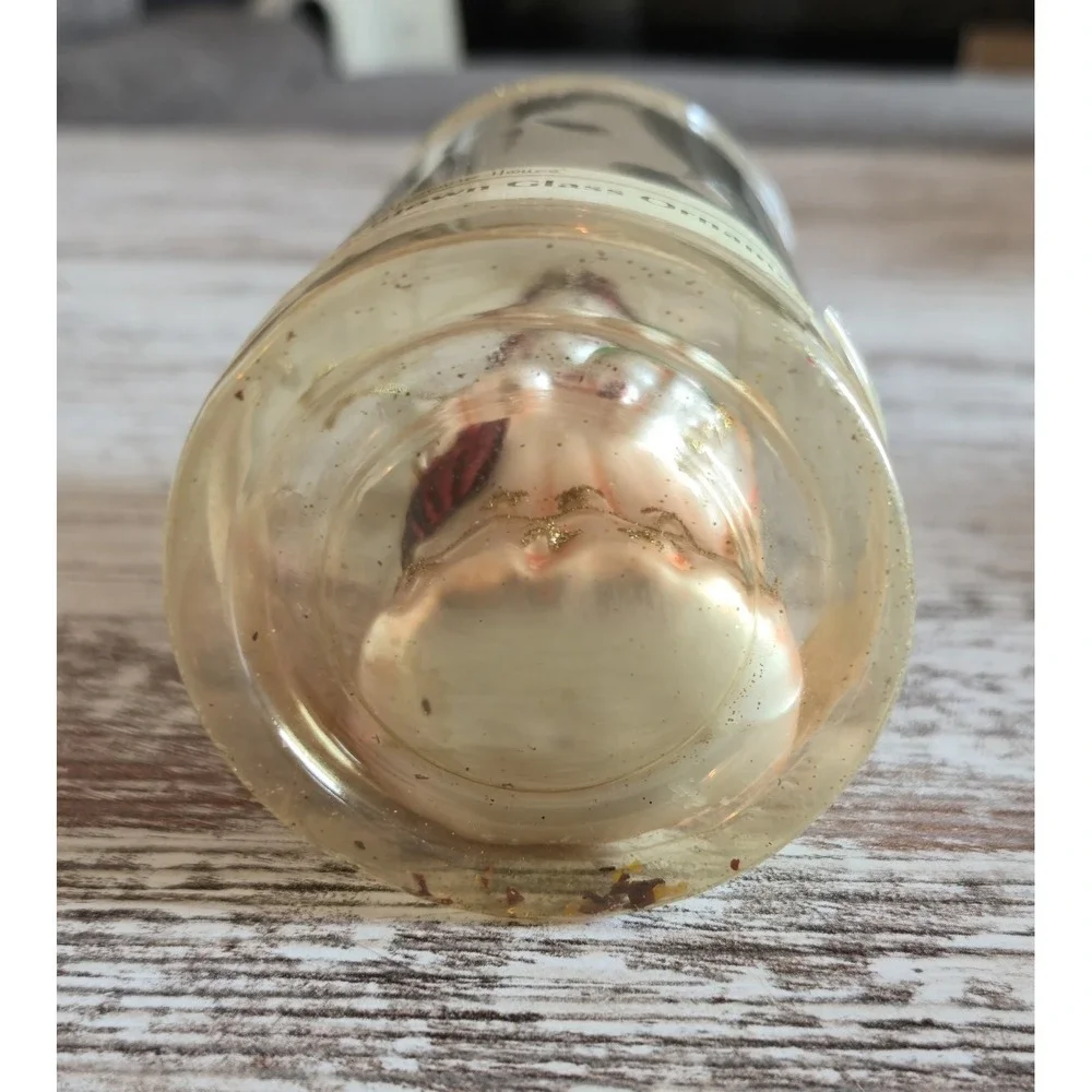 Christmas House Blown Glass Angel Ornament Vintage Greenbrier 619239 w/ Tube